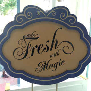 The sign says it all! Made Fresh With Magic