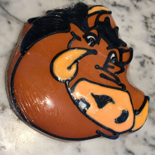 A gingerbread cookie decorated to look like everyone's favorite warthog! Pumbaa Cookie