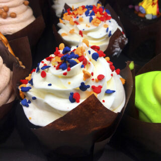Vanilla Confetti Cupcake